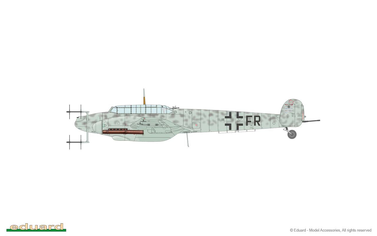 Eduard kits 8405 1:48 Messerschmitt Bf-110G-4 Weekend edition