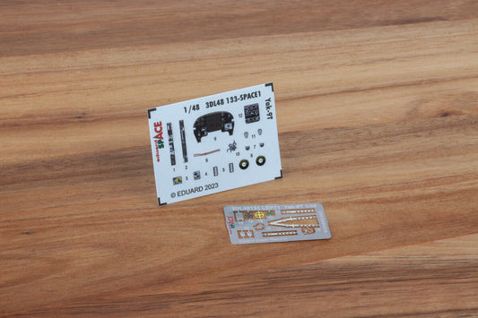 Eduard 3DL48133 1:48 Yakovlev Yak-9T SPACE 3D-Printed Instrument Decals