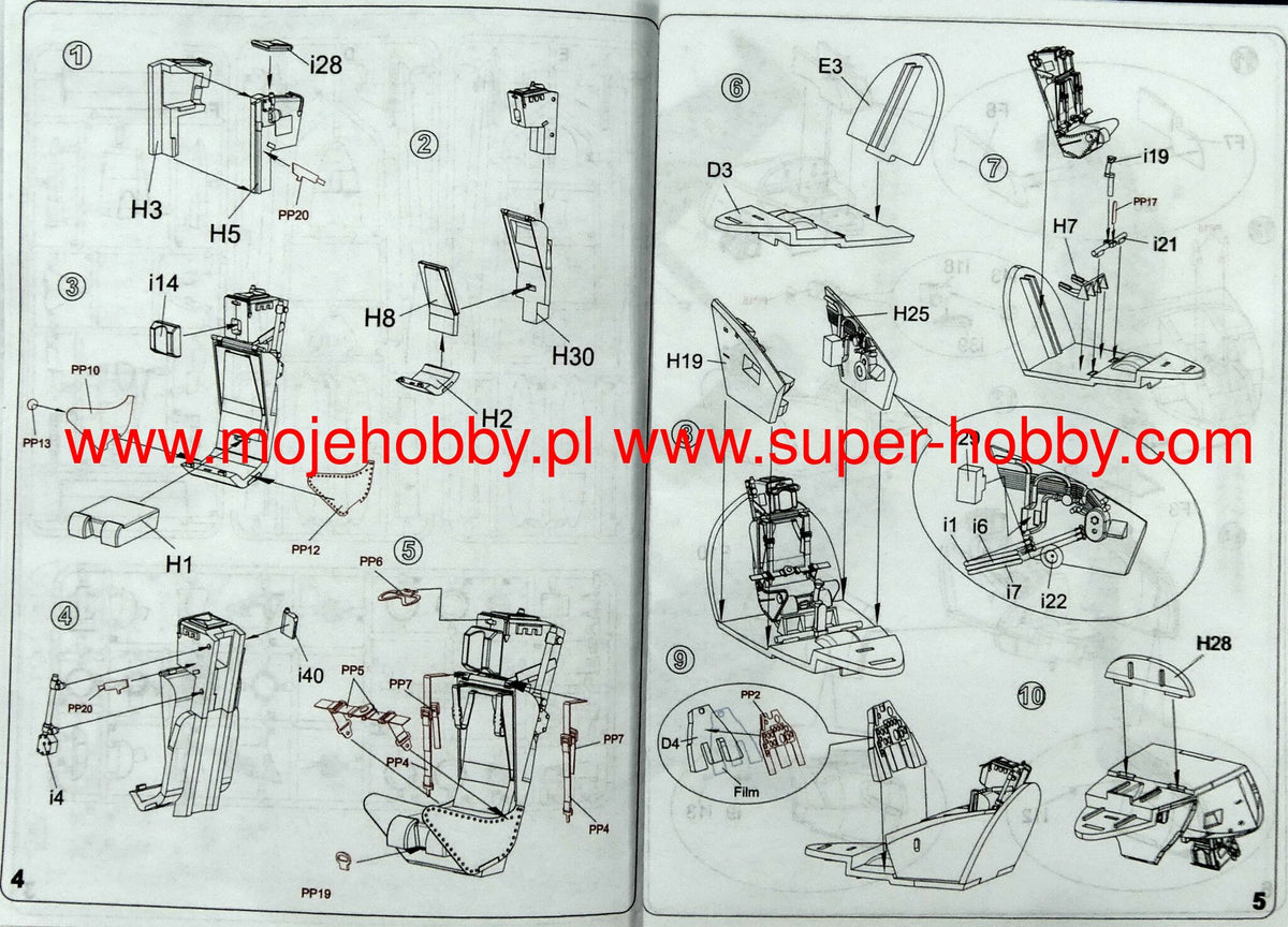 Mikro-Mir 48-020 1:48 de Havilland DH.112 Venom FB.4 (Not FB.50 (FB.1) as illustrated on the Box)