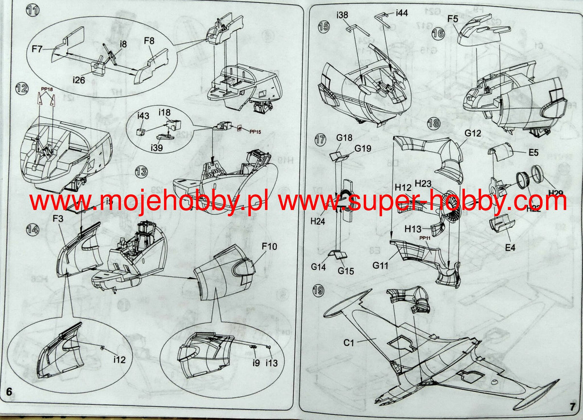 Mikro-Mir 48-020 1:48 de Havilland DH.112 Venom FB.4 (Not FB.50 (FB.1) as illustrated on the Box)