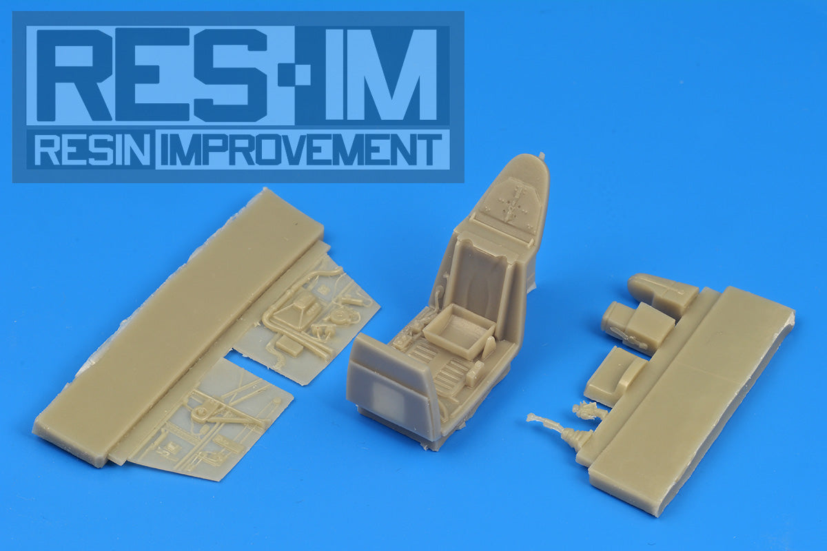 RES-IM 7216 1:72 Messerschmitt Bf-109G-5, Bf-109G-6, Bf-109G-8, Bf-109G-14 - cockpit set