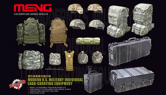 Meng Model SPS-015 1:35 Modern U.S. Military Individual Load Carrying Equipment