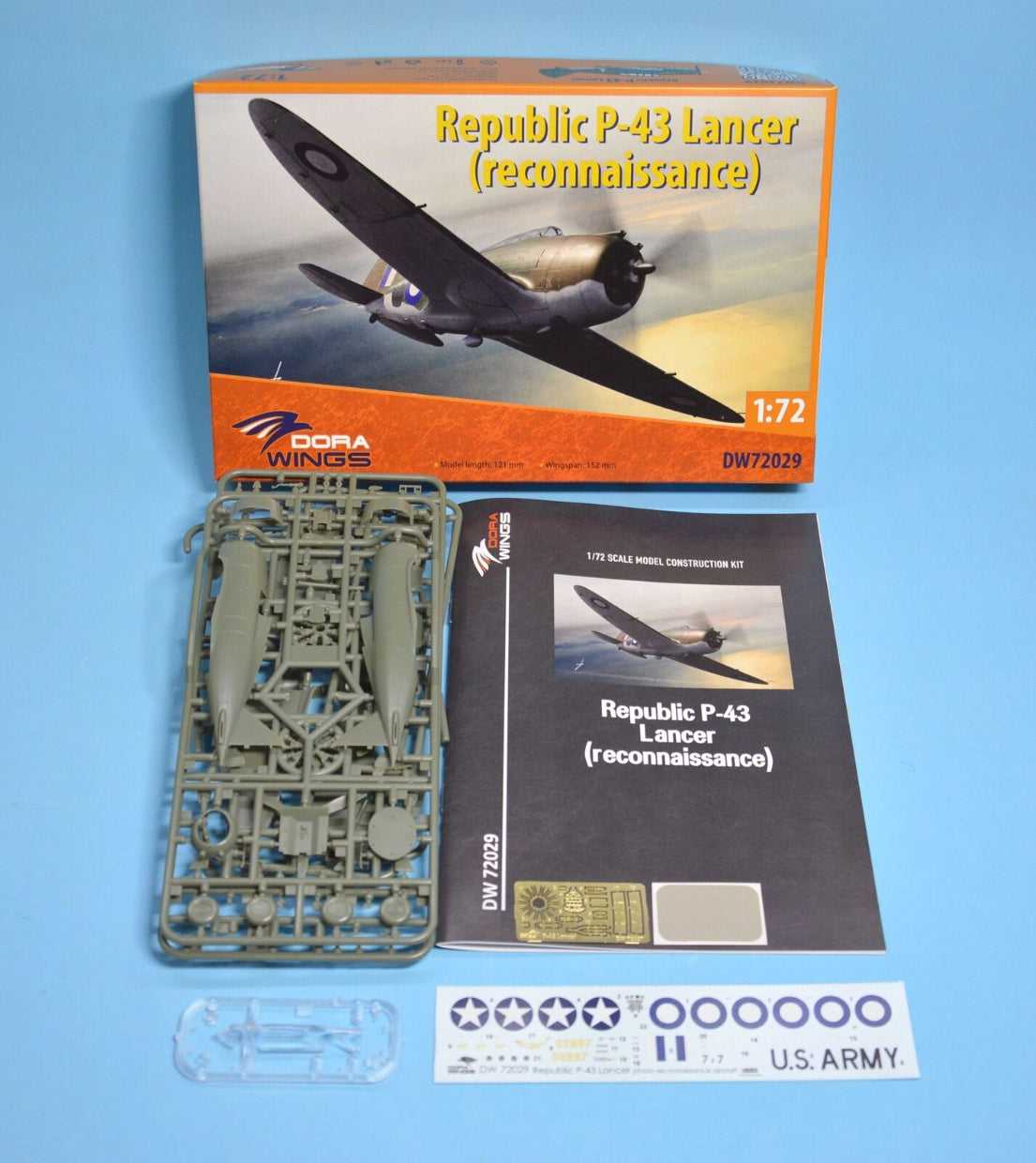 Dora Wings DW72029 1:72 Republic P-43 Lancer Reconnaissance