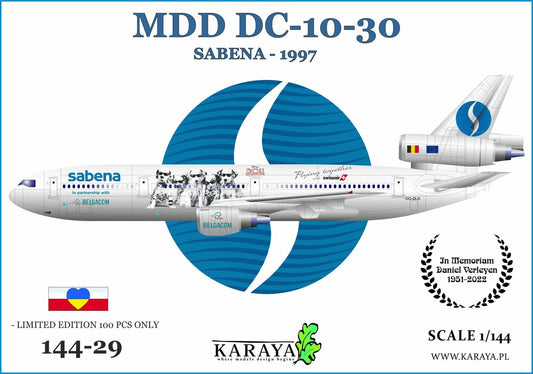 Karaya D144-29 1:144 DC-10-30 Sabena