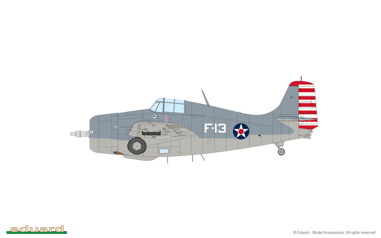 Eduard kits 84193 1:48 Grumman F4F-3 Wildcat Weekend edition