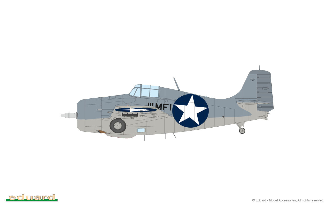 Eduard kits 84193 1:48 Grumman F4F-3 Wildcat Weekend edition