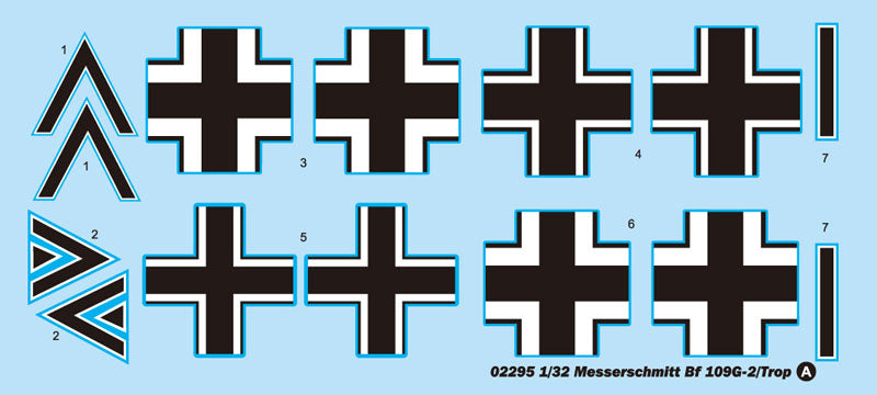 Trumpeter 02295 1:32 Messerschmitt Bf-109G-2 Tropical