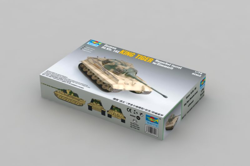 Trumpeter TU07291 1:72 Pz.Kpfw.VI King Tiger Sd.Kfz.182 Henschel Turret with Zimmerit