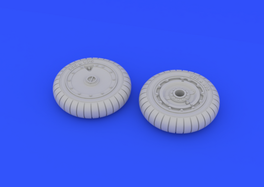 Eduard Brassin 648150 1:48 Focke-Wulf Fw-190 late wheels with weighted tyre effect