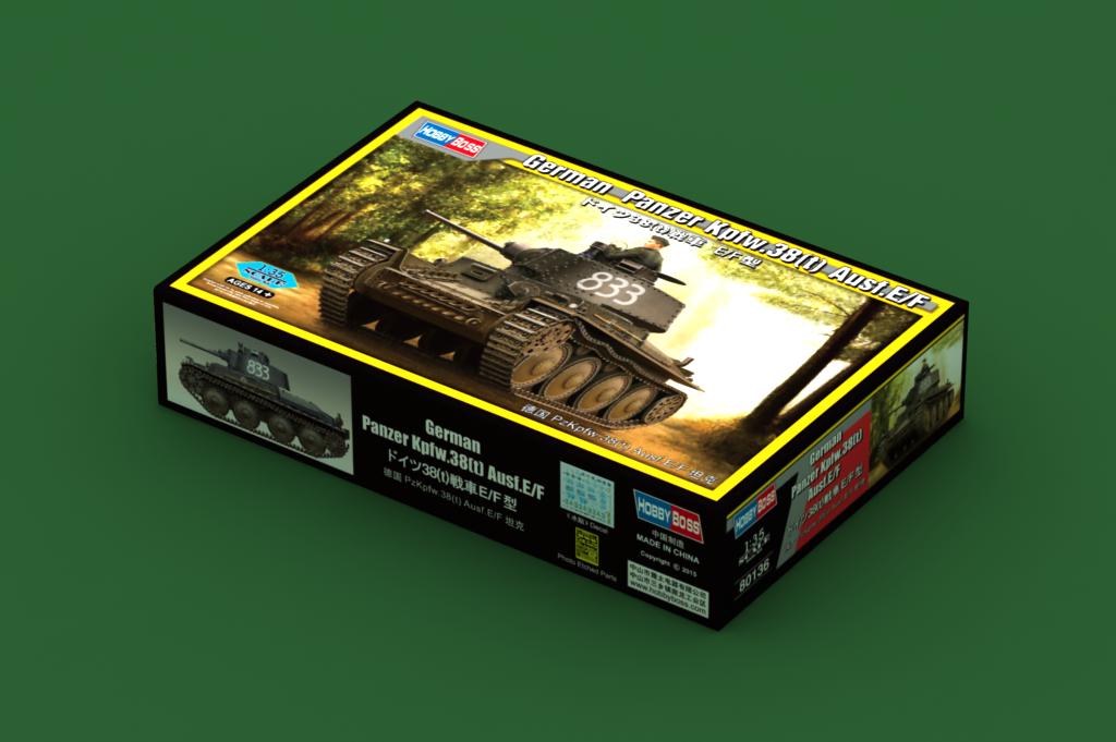 Hobby Boss 80136 1:35 German Panzer Kpfw.38(t) Ausf.E/F