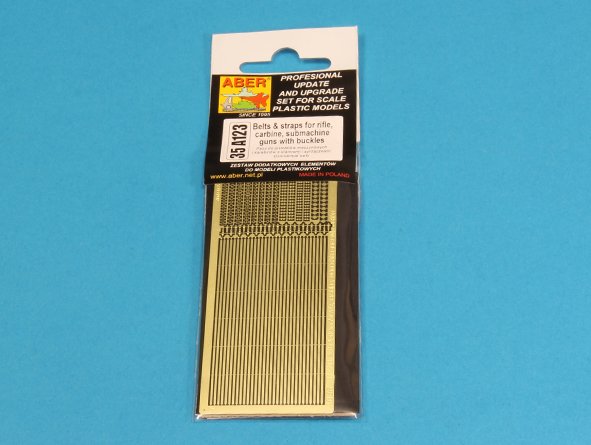 Aber 35A123 1:35 Belts and Straps for Rifle, Carbines, Sub-Machine Guns with Buckles