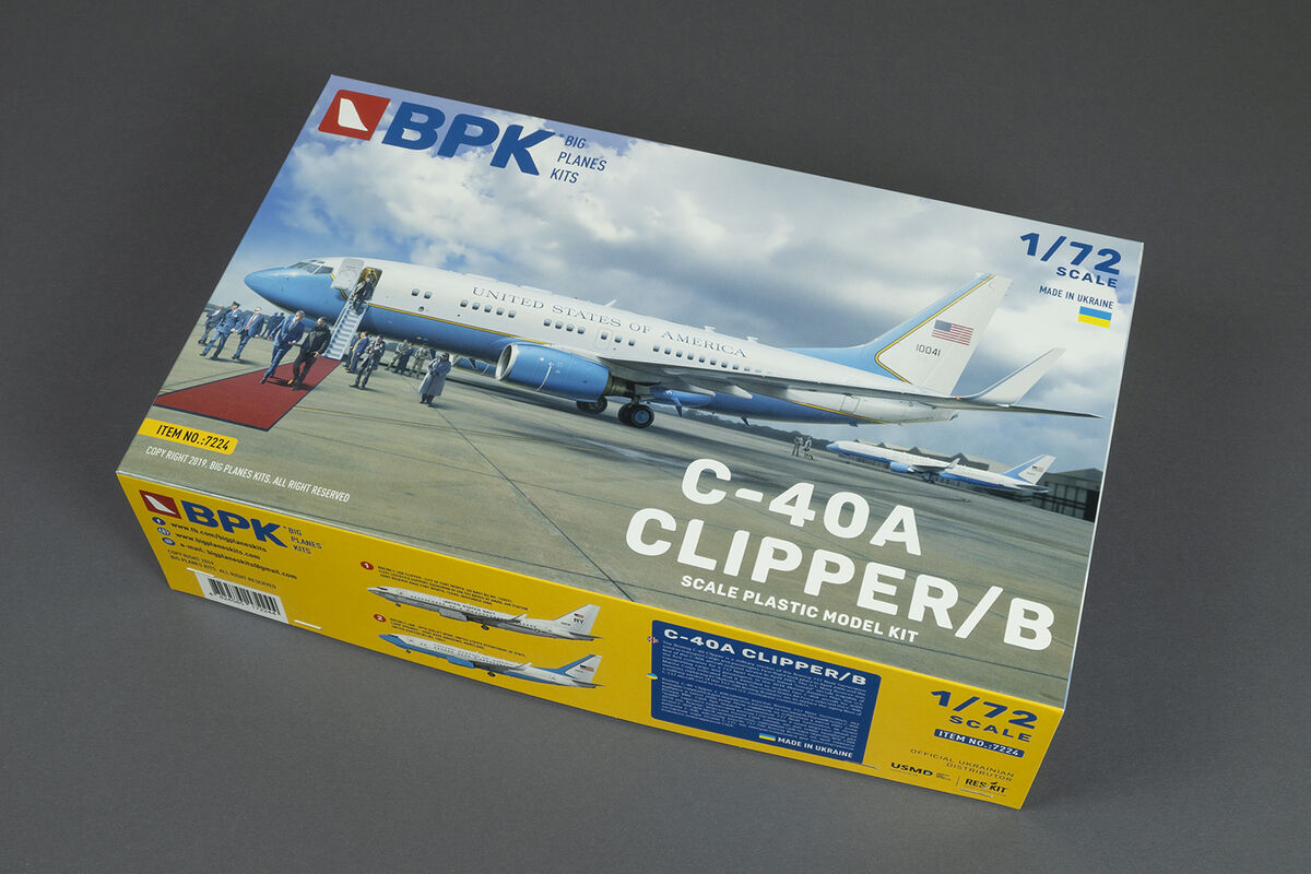 Big Planes Kits 7224 1:72 Boeing C-40A Clipper