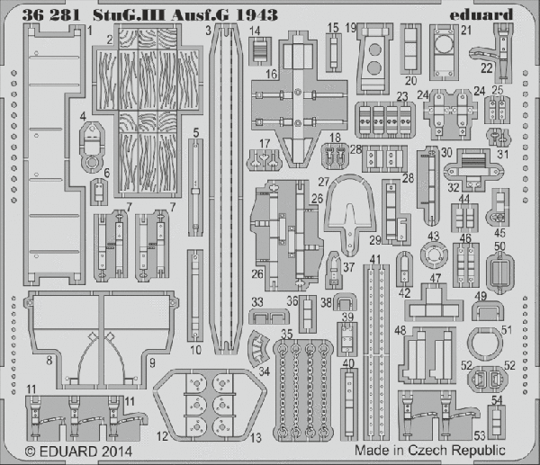 Eduard 36281 1:35 Sturmgeschutz/StuG.III Ausf.G 1943 Production