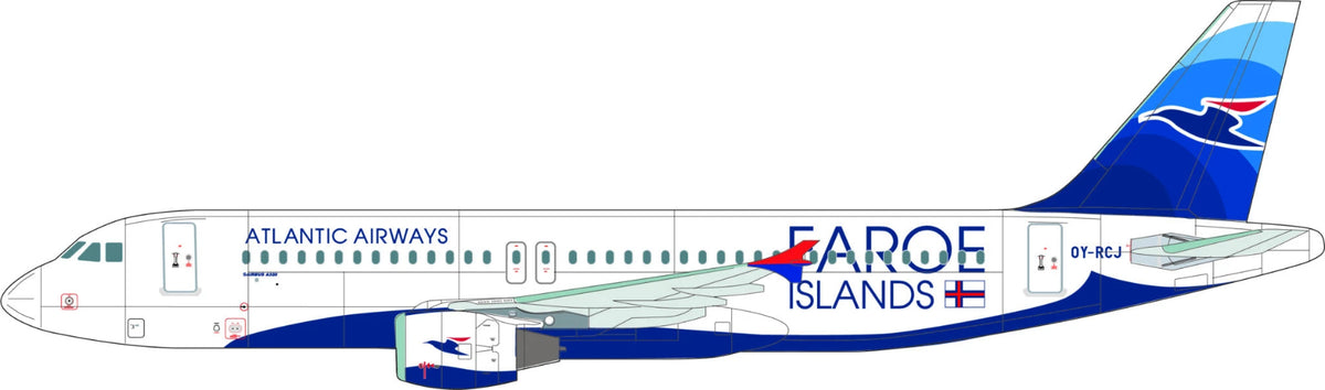 Lima November LN200-17 1:200 Atlantic Airways Airbus A320 for the Hasegawa kit.