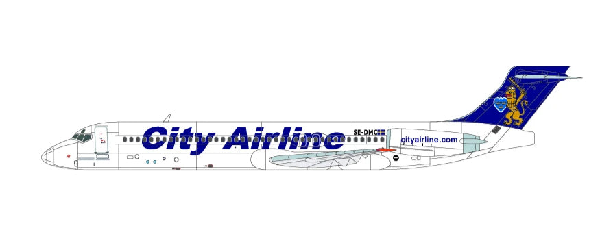 Lima November LN200-31 1:200 City Airline (Sweden) McDonnell-Douglas MD-87