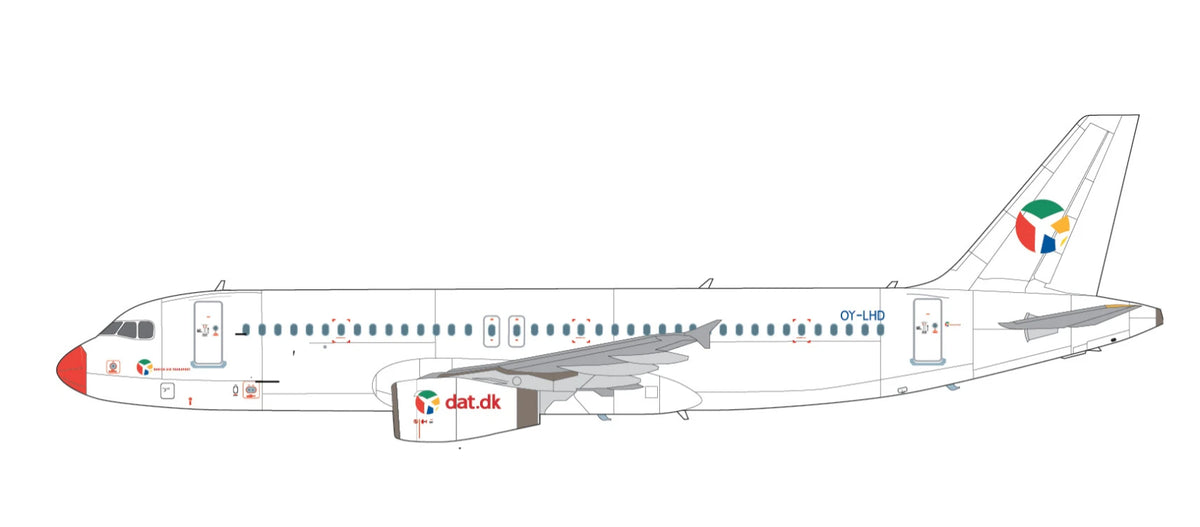 Lima November LN200-39 1:200 Danish Air Transport Airbus A320