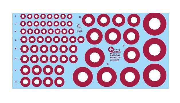 Lima November LN32-D01 1:32 Danish Air Force roundels