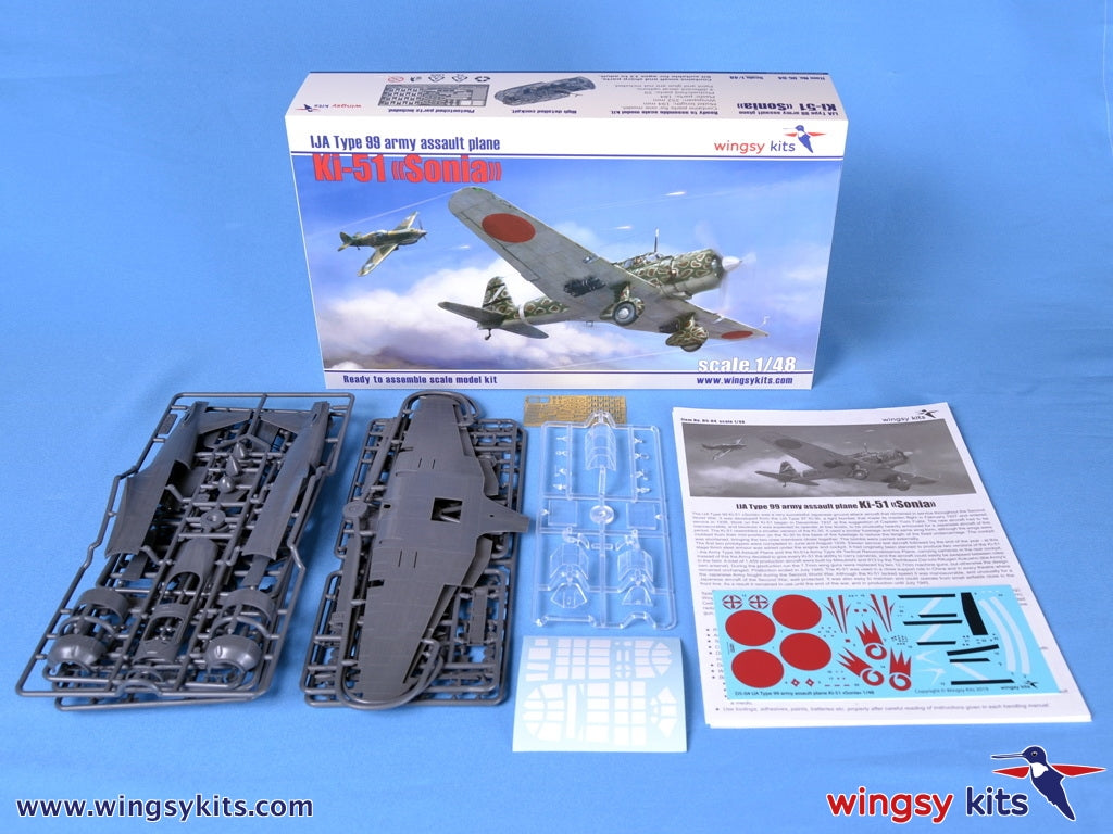 wingsy kits D5-04 1:48 Mitsubishi Ki-51 'Sonia' IJA Type 99 Army Assault Plane