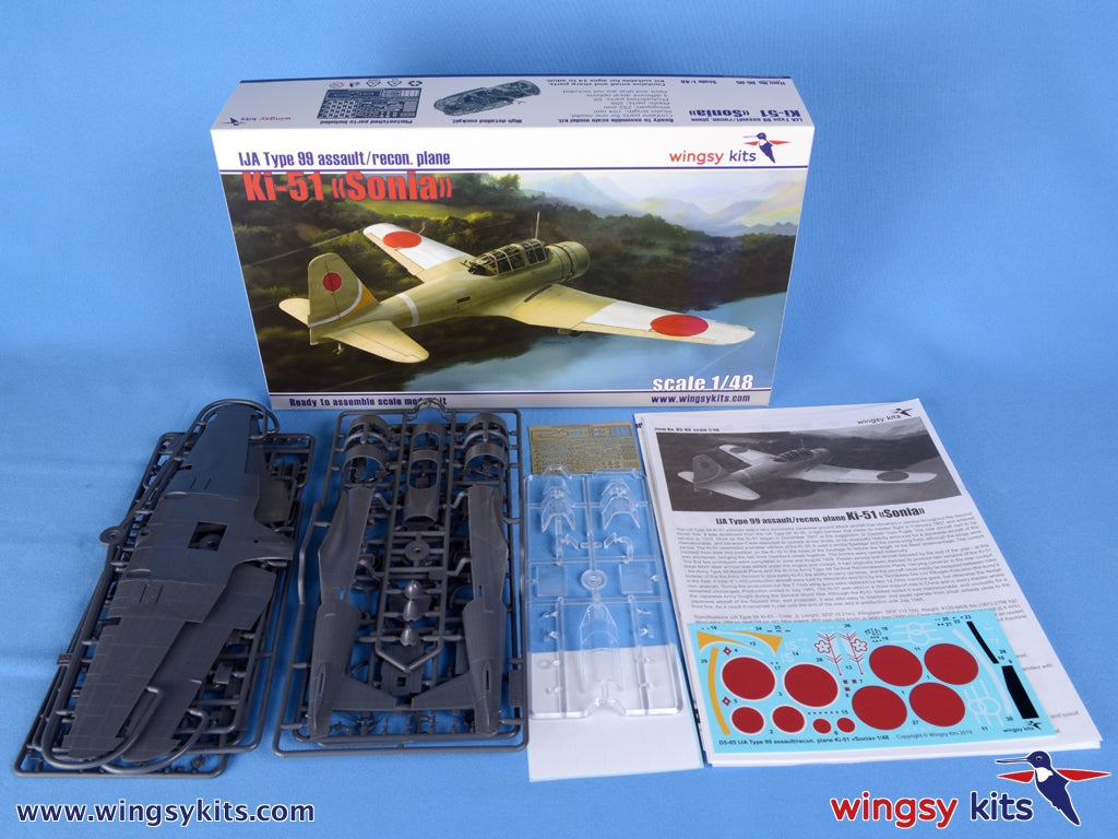 wingsy kits D5-05 1:48 Mitsubishi Ki-51 'Sonia' IJA Type 99 Army Assault/Reconnaissance Plane