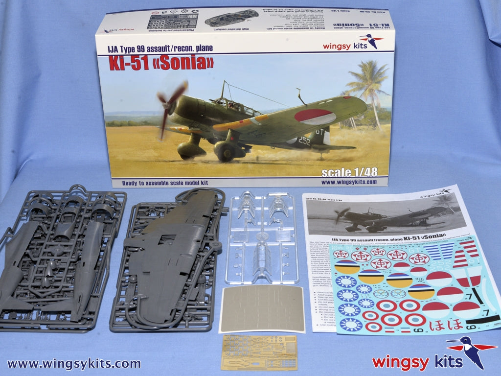 wingsy kits D5-06 1:48 Mitsubishi Ki-51 'Sonia' IJA Type 99 in Other Air Force Services