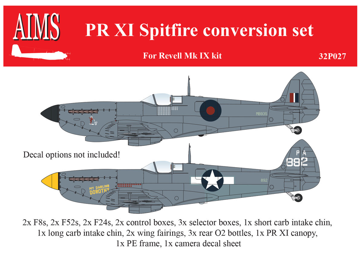 Aims 32P027 1:32 Pr.XI Spitfire Conversion