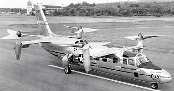 Anigrand Craftswork 2005 1:72 Curtiss-Wright X-19 Tilt-propellers VTOL experiment.