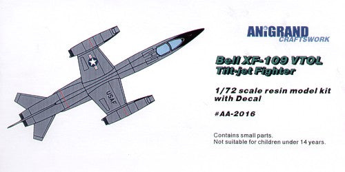 Anigrand Craftswork 2016 1:72 XF-109 Tilting jets VTOL supersonic fighter