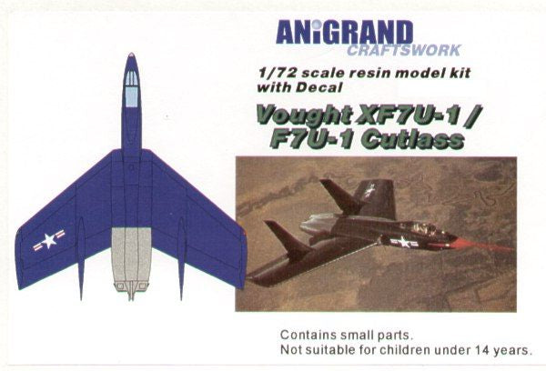 Anigrand Craftswork 2050 1:72 Vought XF7U-1 Cutlass