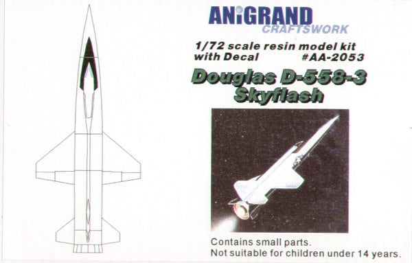 Anigrand Craftswork 2053 1:72 Douglas D-558-3 Skyflash