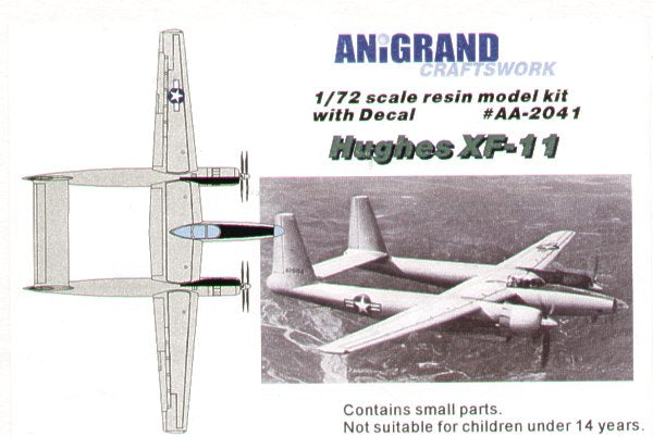Anigrand Craftswork 2041 1:72 Hughes XF-11