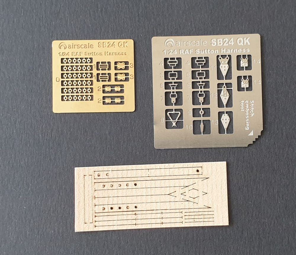 Airscale SB24QK 1:24 RAF Seatbelts WWII (Sutton Harness)