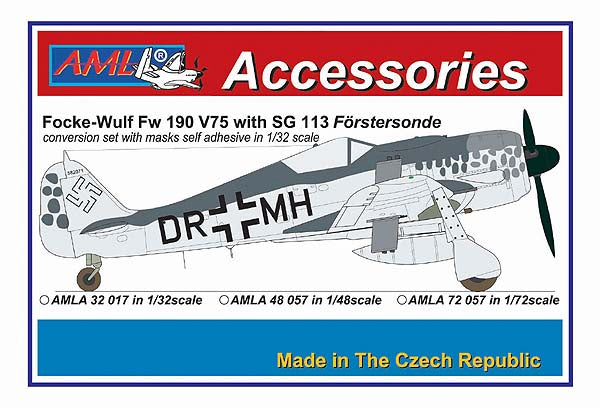 AML A32017 1:32 Focke-Wulf Fw-190 V75, DR+MH with SG 113