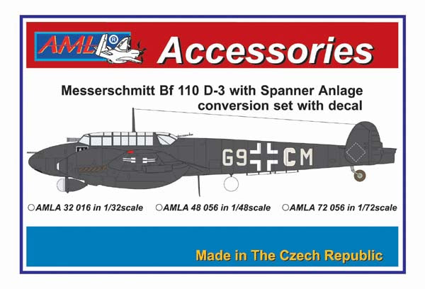 AML A32016 1:32 Messerschmitt Bf-110D-3 Spaner