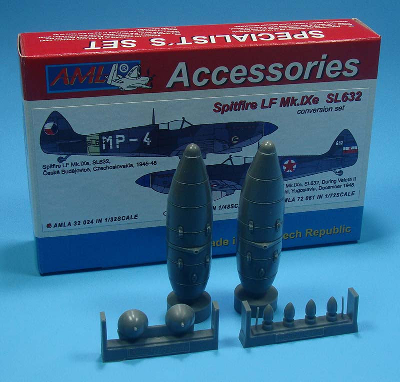 AML A32024 1:32 Supermarine Spitfire Mk.IXe with Germany fuel tank Czech AF