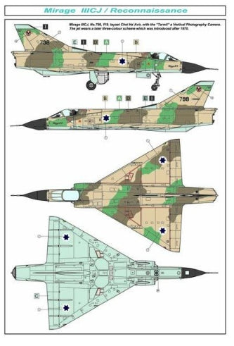 AML A48017 1:48 Dassault-Mirage IIICR/Tarmil (PUR set + PE Parts + Decal sheet