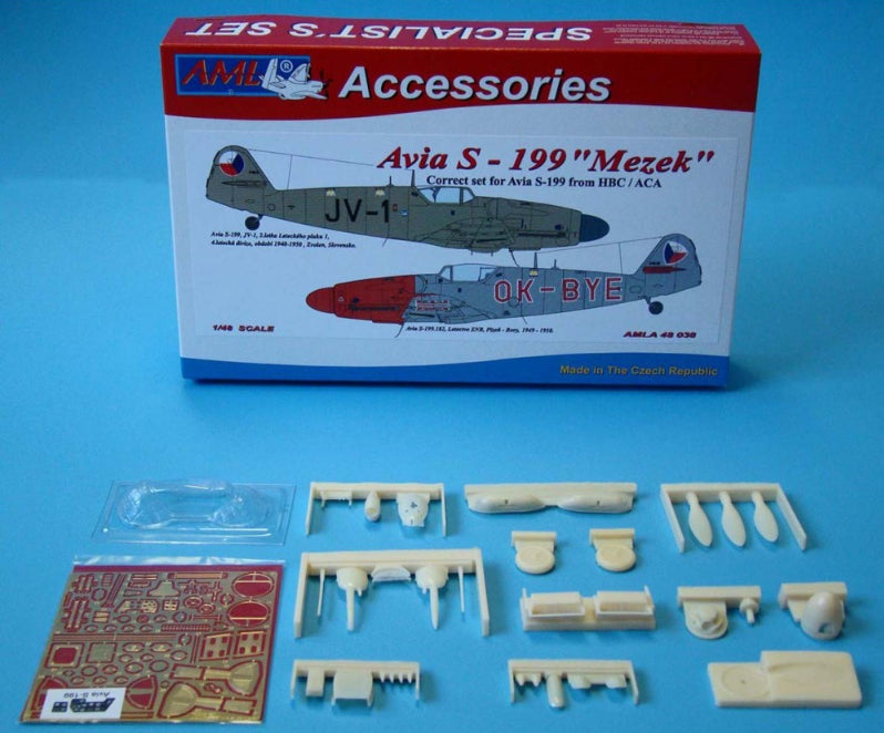 AML A48038 1:48 Avia S-199 (JV-1, OK-BYE) conversion set