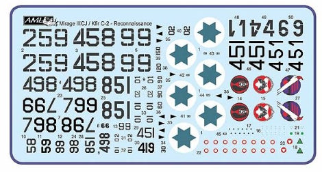 AML A48046 1:48 IAI Kfir RC-2 / Tsniut camera nose Conversion set (