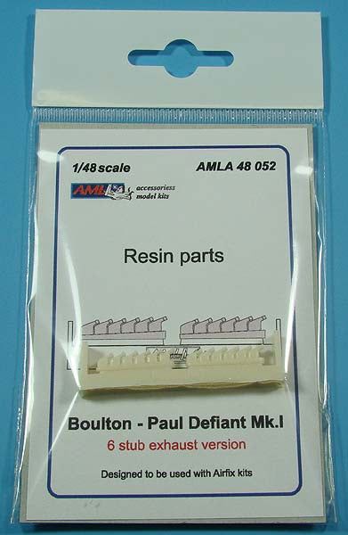 AML A48052 1:48 Boulton-Paul Defiant Mk.I  6 stub exhaust versions