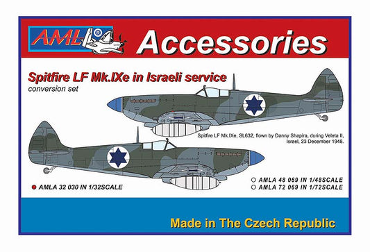 AML A32030 1:32 Supermarine Spitfire Mk.IXe with Germany fuel tanks - Israeli Air Force