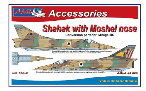 AML A48020 1:48 Dassault-Mirage IIICR/Moshel (PUR set + PE parts + Decal sheet)