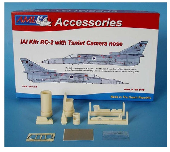 AML A48046 1:48 IAI Kfir RC-2 / Tsniut camera nose Conversion set (