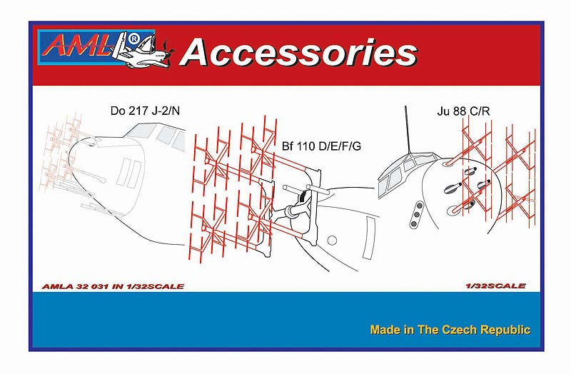AML A32031 1:32 FuG 202 for Dornier Do-217/Messerschmitt Bf-110/Junkers Ju-88 The conversion set