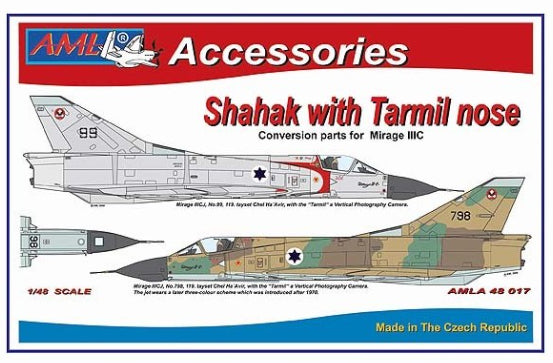 AML A48017 1:48 Dassault-Mirage IIICR/Tarmil (PUR set + PE Parts + Decal sheet