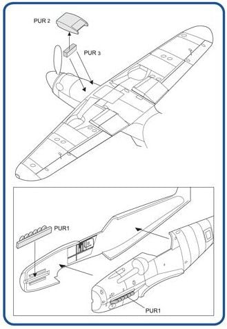 AML A72037 1:72 Avia S-199 Exhausts & Engine oil cooler