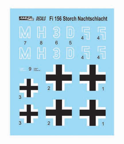 AML A72065 1:72 Fieseler Fi-156C-3 Nachtschlacht
