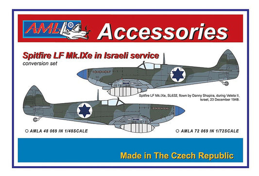 AML A48069 1:48 Supermarine Spitfire Mk.IXe with German fuel tanks - in Israeli AF service