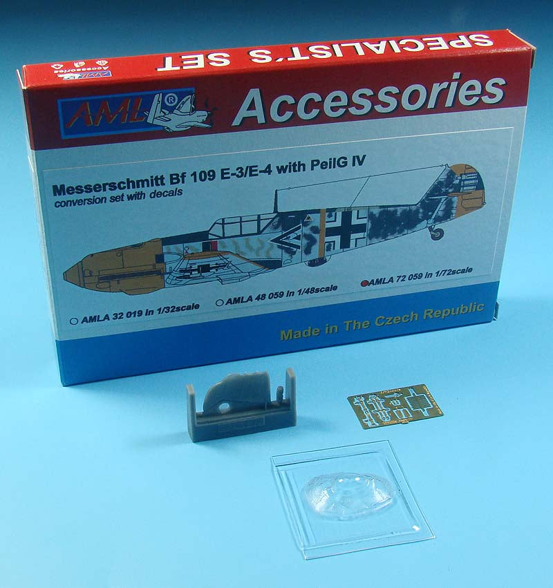 AML A72059 1:72 Messerschmitt Bf-109E-4 PeilG IV Day fighters with etched parts and decals