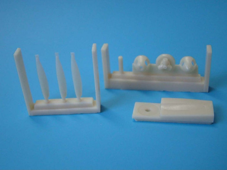 AML A72028 1:72 Messerschmitt Bf-109E-3/Bf-109E-4 (propeller set with tool)