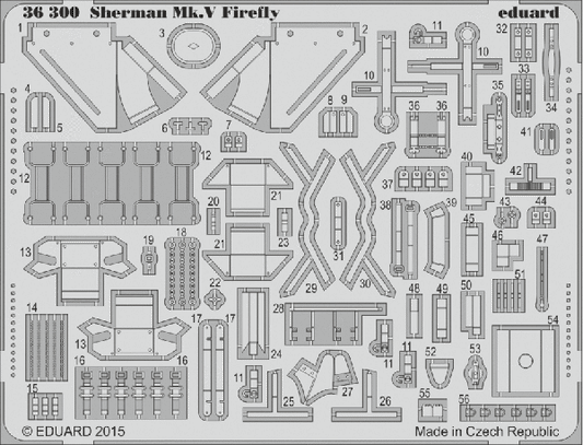 Eduard 36300 1:35 British Sherman Mk.VC Firefly