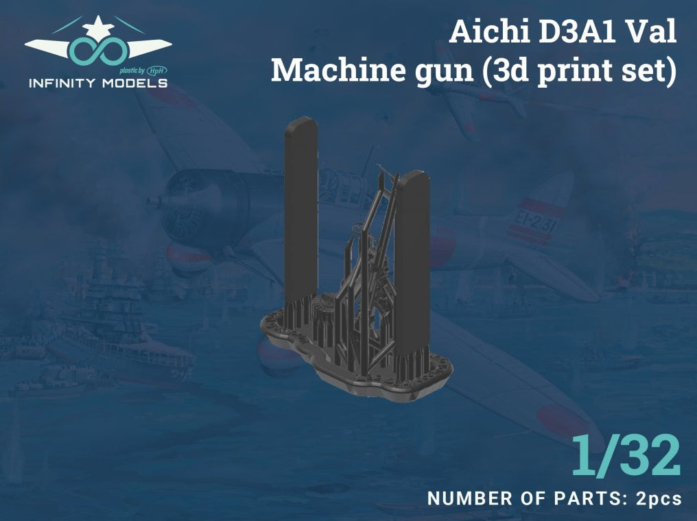 Infinity Models 3206-6 1:32 Aichi D3A1 Val Type 92 Machine Gun (3D-Printed)